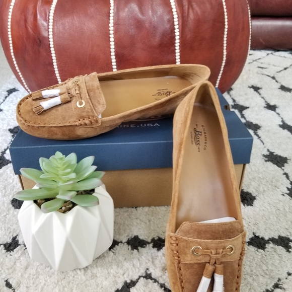 gh bass suede loafers